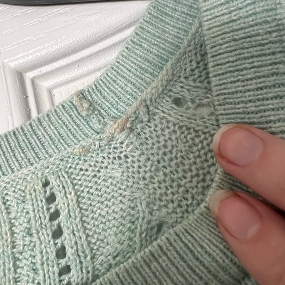 American Eagle Outfitters | light green long sleeve sweater - M - Picture 6 of 8